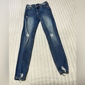 Celebrity pink The Spice Jeans size 1 / 25 Juniors Women Distressed Ripped Ankle